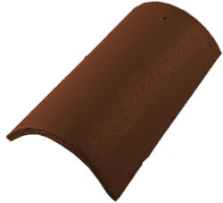 újház - Leier - Toscana Lux Matt beton kúpcserép (rögzítőkapoccsal) barna (160 darab/raklap) (HUTHS6970)