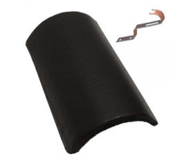 újház - Terrán - Standard/Synus Kúpcserép Elegant fekete (128 darab/raklap) (60007213)