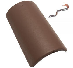 újház - Terrán - Standard Kúpcserép Colorsystem kakaóbarna (128 darab/raklap) (60006713)