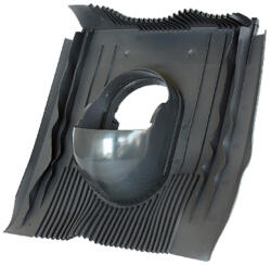 Terrán Univerzális műanyag alapcserép DN125 fekete (10 darab/raklap) (15100245)