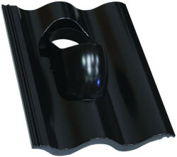 Terrán Synus Műanyag alapcserép DN110 fekete (200 darab/raklap) (95100245)