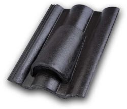 Leier Toscana Lux Szellőzőcserép kupakkal fekete (44 darab/raklap) (HUTHS6510)