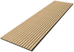 Intcodecor MDF akusztikus falpanel 295x60x2, 2 cm természetes tölgy 1, 77 m2/tábla (JM1114-MBW-26WV)