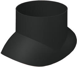 Terrán Füstgázcső adapter DN125 fekete (15000247)
