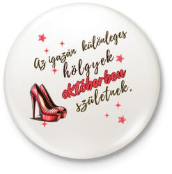 printfashion Szülinap Különleges okt - Kitűző, hűtőmágnes - Fehér (17745123)