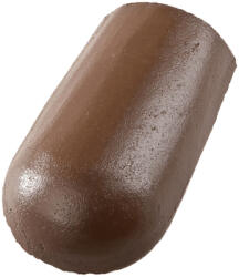 újház - Leier - Toscana Lux Matt beton kezdő kúpcserép (rögzítőkapoccsal) barna (48 darab/raklap) (HUTHS6971)