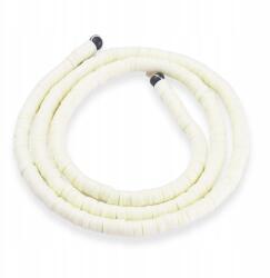 Mixform Heishi Handmade Polimer Öko Agyag gyöngyök, korong, 4x1mm, 375db/40cm/szál (13WB29941)