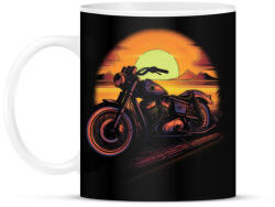 printfashion Motor a naplementében - Bögre - Fekete (17833111)