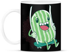 printfashion Hintázó dinnye - Bögre - Fekete (17851561)