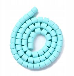 Mixform Polimer agyag gyöngyök, Handmade, Oszlop, 6.5x6mm, 58db/38cm/szál (13WB30036)