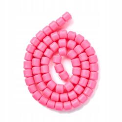 Mixform Kézzel készített Polimer agyag gyöngyök, Oszlop, Camellia, 6.5x6mm, 58db/38cm (13WB30027)