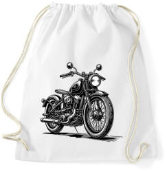 printfashion Retro motor - Sportzsák, Tornazsák - Fehér (17849025)