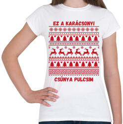 printfashion csúnya pulcsi - Női póló - Fehér (17809336)