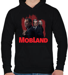 printfashion Mobland - Férfi kapucnis pulóver - Fekete (17721785)