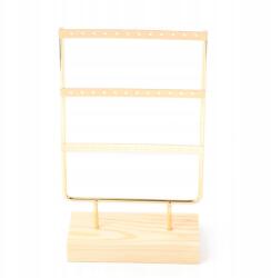 MIXFORM Ékszertartó állvány, Vas, fa alappal, 14.9x6.9x25cm, 1db (13WB32129)