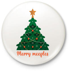 printfashion Merry meeples - Kitűző, hűtőmágnes - Fehér (17808809)