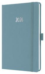 Sigel Naptár, A5, heti, 2026, dombornyomott borító, SIGEL Jolie, kobalt kék