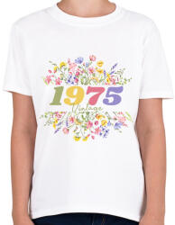printfashion 1975 szülinap - Gyerek póló - Fehér (17800371)