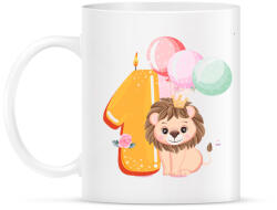 printfashion Oroszlán 1 éves - Bögre - Fehér (17755470)