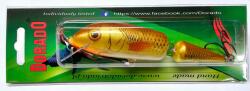 Dorado Wobbler Dorado Bombon Br 13cm 32g lebegő Fém Fejű Kormány (BOMBON FT)