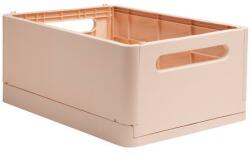 EXACOMPTA Tárolódoboz, A4+, összecsukható, EXACOMPTA Skandi, nude