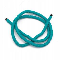 Mixform Heishi Handmade Polimer Öko Agyag gyöngyök, korong, 4x1mm, 375db/40cm/szál (13WB29935)