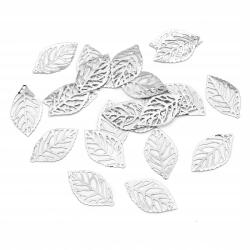 MIXFORM Medál Vaslevél 23x13x1mm 50db (13WB14996)