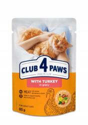 Club 4 Paws Premium Pulykahússal, szósszal 24x85g