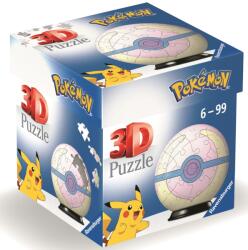 Ravensburger Pokemon Puzzleball 3D: Gyógyító labda, 54 darabos (115822)