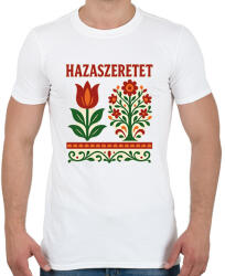 printfashion hazaszeretet - Férfi póló - Fehér (17746049)