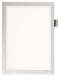 DURABLE Infokeret, A4, öntapadó, jegyzetelhető, DURABLE DURAFRAME® NOTE, ezüst