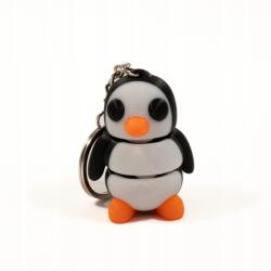  Kulcstartó gyerekeknek állatok 3D nyomtatás színes pingvin flexi minta válogatás (Pingwin)