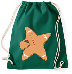printfashion Mézeskalács csillag - Sportzsák, Tornazsák - Sötétzöld (17835534)