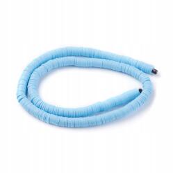 Mixform Heishi Handmade Polimer Öko Agyag gyöngyök, korong, 6x1mm, 345db/40cm/szál (13WB29991)