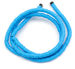 Mixform Heishi Handmade Polimer Öko Agyag gyöngyök, korong, 3x1mm, 375db/40cm/szál (13WB29927)