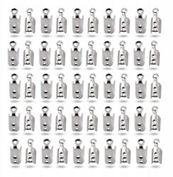 MIXFORM Szorítóvégek zsinórhoz, rozsdamentes acél, 10.5x4.5x4mm, 50db (13WB31722)