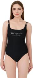 KARL LAGERFELD Fekete fürdőruha Hotel Karl Swimsuit S (241W2207)