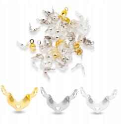 MIXFORM Fogó sárgaréz, kézműves, szorítóvégek, mix, 7x4mm, 50db (13WB29625)