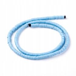 Mixform Öko Polimer Agyag gyöngyök Handmade Heishi korong, 4x1mm, 375db/43cm/semmi (13WB30695)