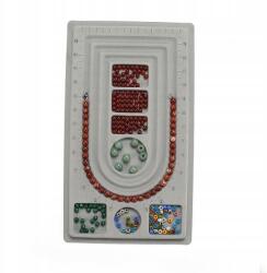 MIXFORM Ékszertervező tábla, Nyaklánc, Flokkolt, 41x23x1cm, 1db (13WB11007)