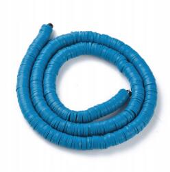 Mixform Heishi Handmade Polimer Öko Agyag gyöngyök, korong, 6x1mm, 345db/40cm/szál (13WB30000)