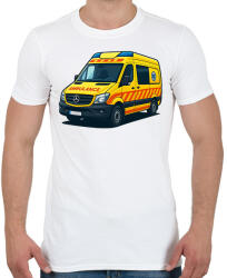 printfashion Mentőautó 2 - Férfi póló - Fehér (17745599)