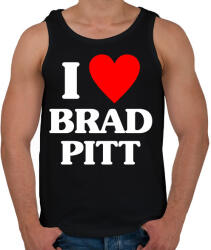 printfashion I love brad pitt - Férfi atléta - Fekete (17723994)