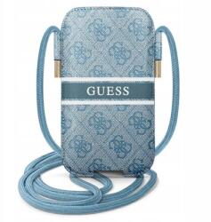 GUESS 4G Printed Stripe Pouch Telefontartó táska L (kék) (guesbl)