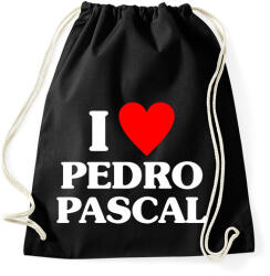 printfashion I Love Pedro Pascal - Sportzsák, Tornazsák - Fekete (17726493)
