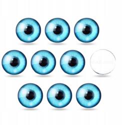 MIXFORM Kaboson szemek, Üveg, Kerek, Sötétkék, 10x3.5mm, 10 db (13WB27919)