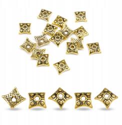 MIXFORM Fém rátétek gyöngyökhöz 7.5x7.5x3mm 20db (13WB17192)