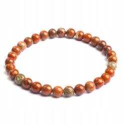 MIXFORM Természetes vörös jáspis karkötő, rugalmas 27db/karkötő (13WB32032)