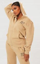 Prettylittlething DC17106 Prettylittlething Cipzáras Kapucnis Pulóver (44) Xs