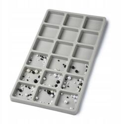 MIXFORM Gyöngyök és apró elemek rendszerezője, 18 rekeszes, 34.5x20 cm, 1 db (13WB31550)